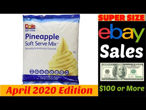 eBay SuperSize Sales: Items that Sold for Over $100 April 2020 Edition