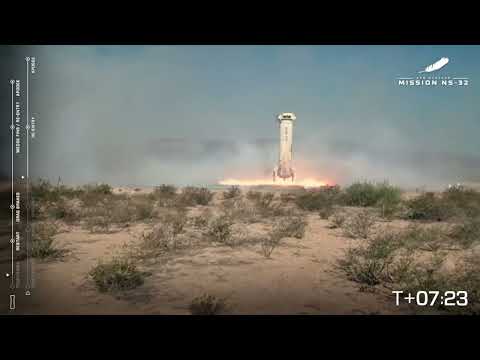 FULL FLIGHT! Blue Origin NS-32 Crew Launch